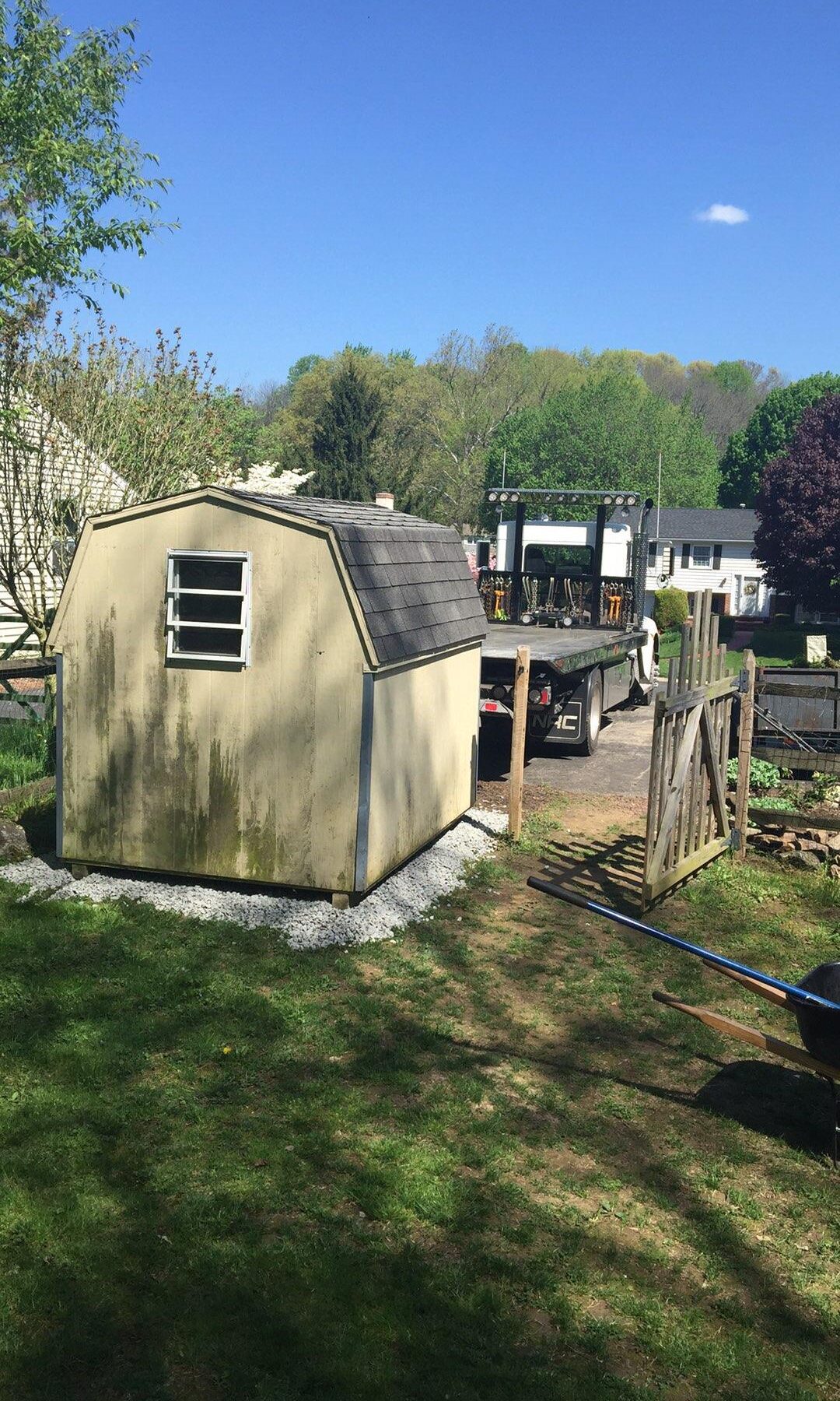 flings towing shed moving relocation flatbed tow truck 6